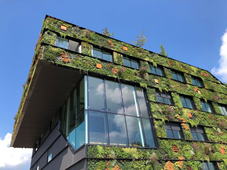 Sustainable Building - brown and white concrete building