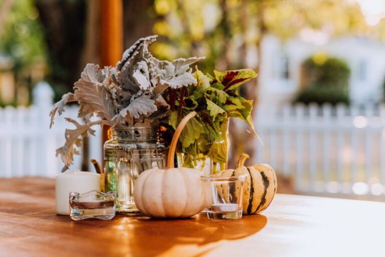 Autumn Decor - halloween decors on table top