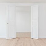 Interior Colors - minimalist photography of open door