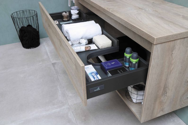 Bathroom Storage - white plastic bottle on brown wooden table